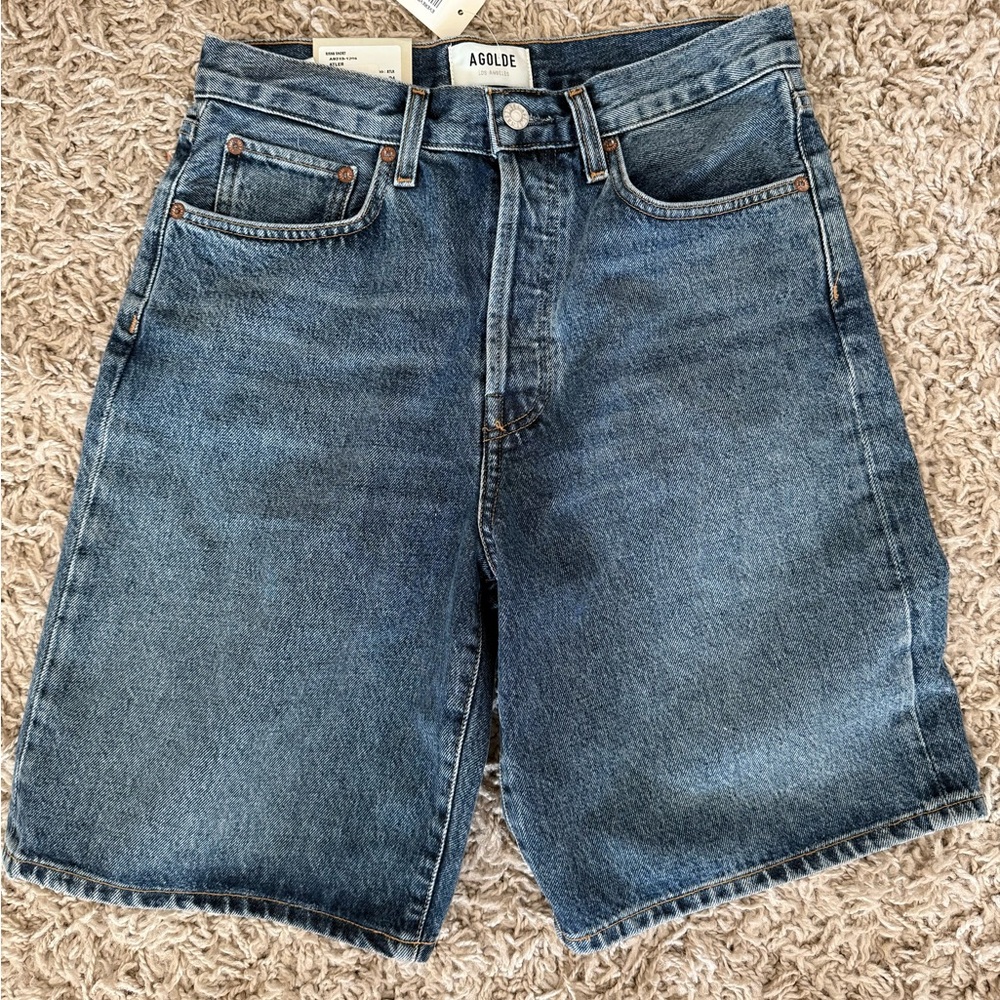 Agolde Risha Denim Short size 24. Worn once.